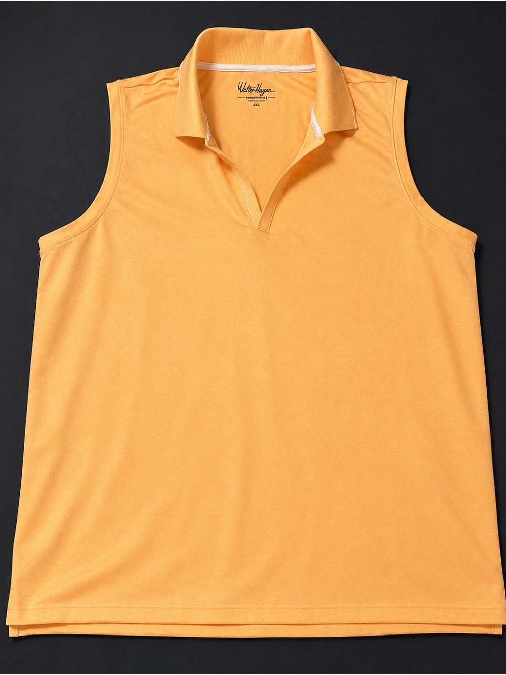 Walter Hagen Women’s XXL Sleeveless Golf Polo Peach Fuzz NWT UPF 50+
